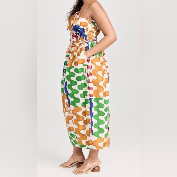 Mara Hoffman Billie Skirt and Vivi top in multi color pattern - Picture 3 of 15